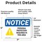 Signmission 5 in Height, 7 in Width, Vinyl Decal, Rectangle OS-2PACK-NS-D-57-L-16338 - alternate 6